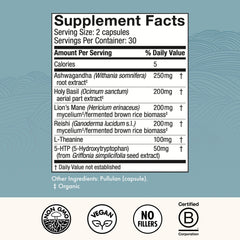 Holy Basil and Ashwagandha alongside mood capsules