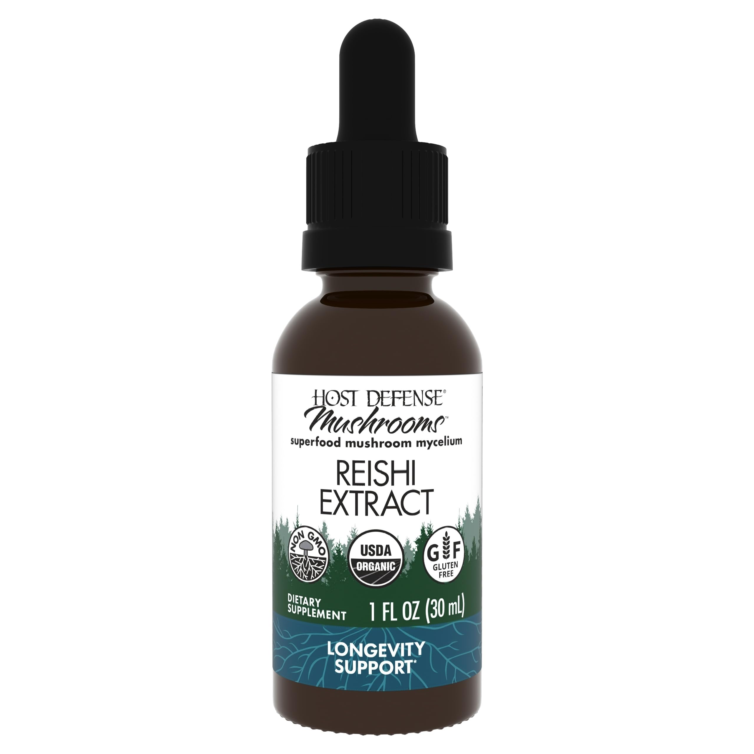 Host Defense Reishi Extract 1 oz bottle