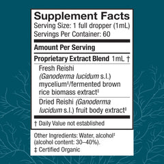Dropper dispensing Reishi extract liquid