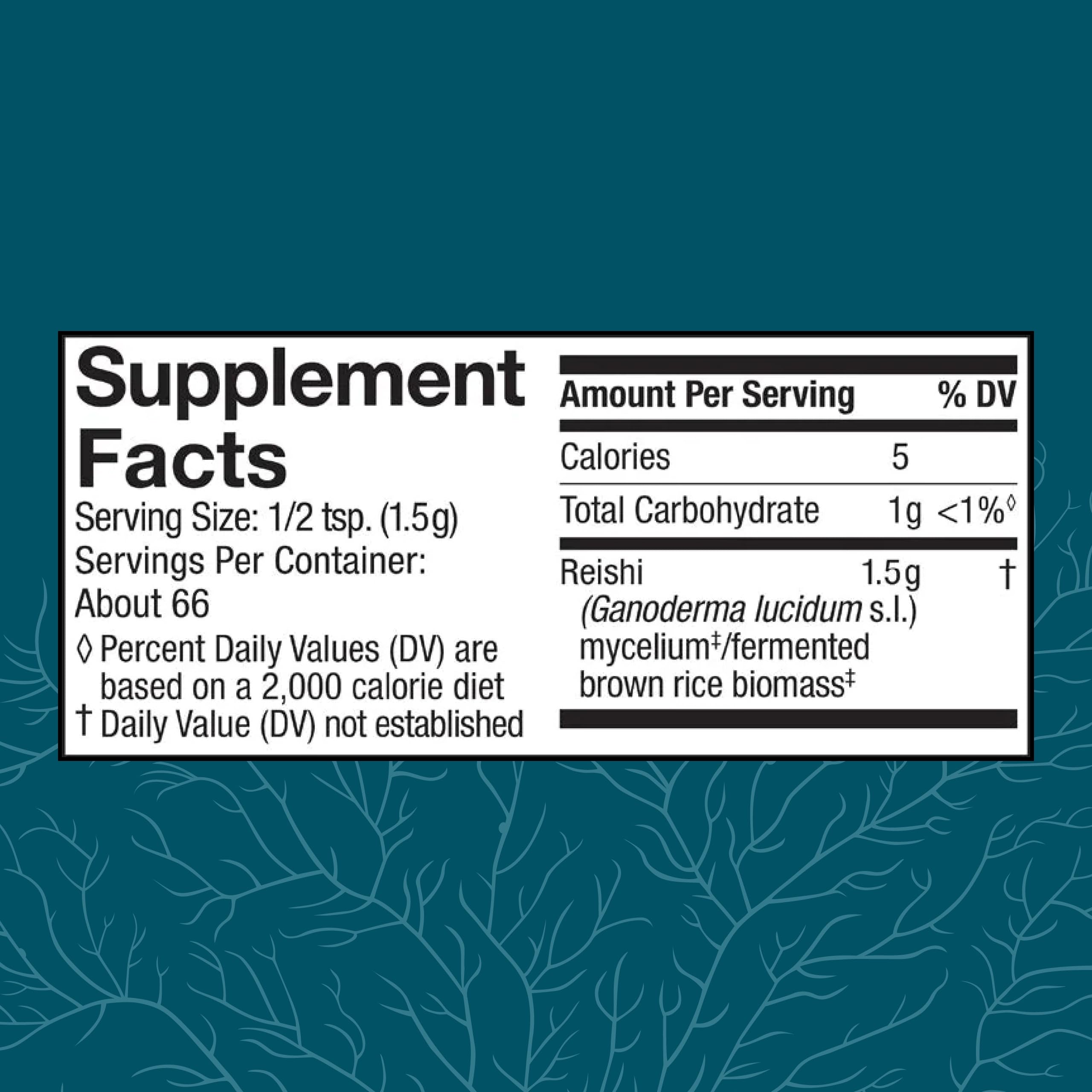 Close-up of Reishi powder texture