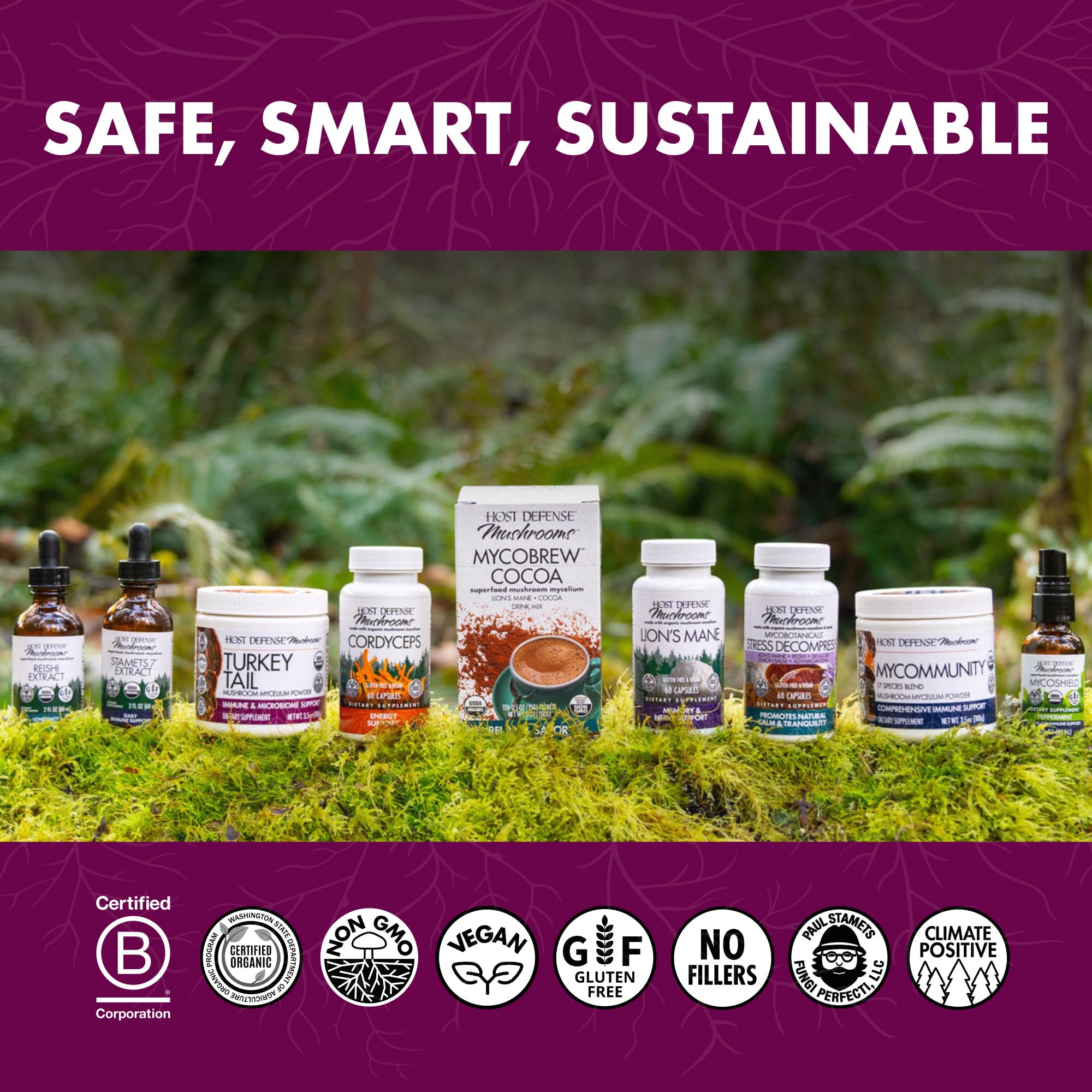USA-grown and organic certification symbols on label