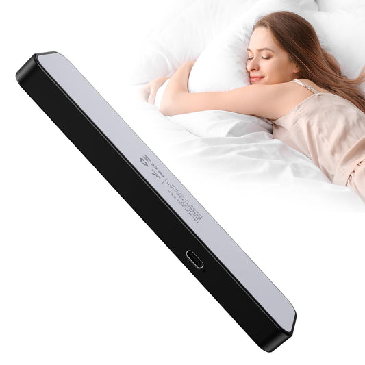 Hostena pillow speaker on bed for private, soothing sleep audio.