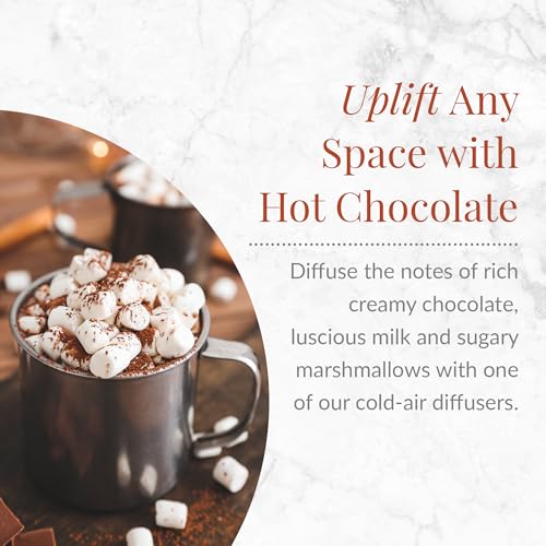 Holiday diffuser releasing chocolate and marshmallow scent