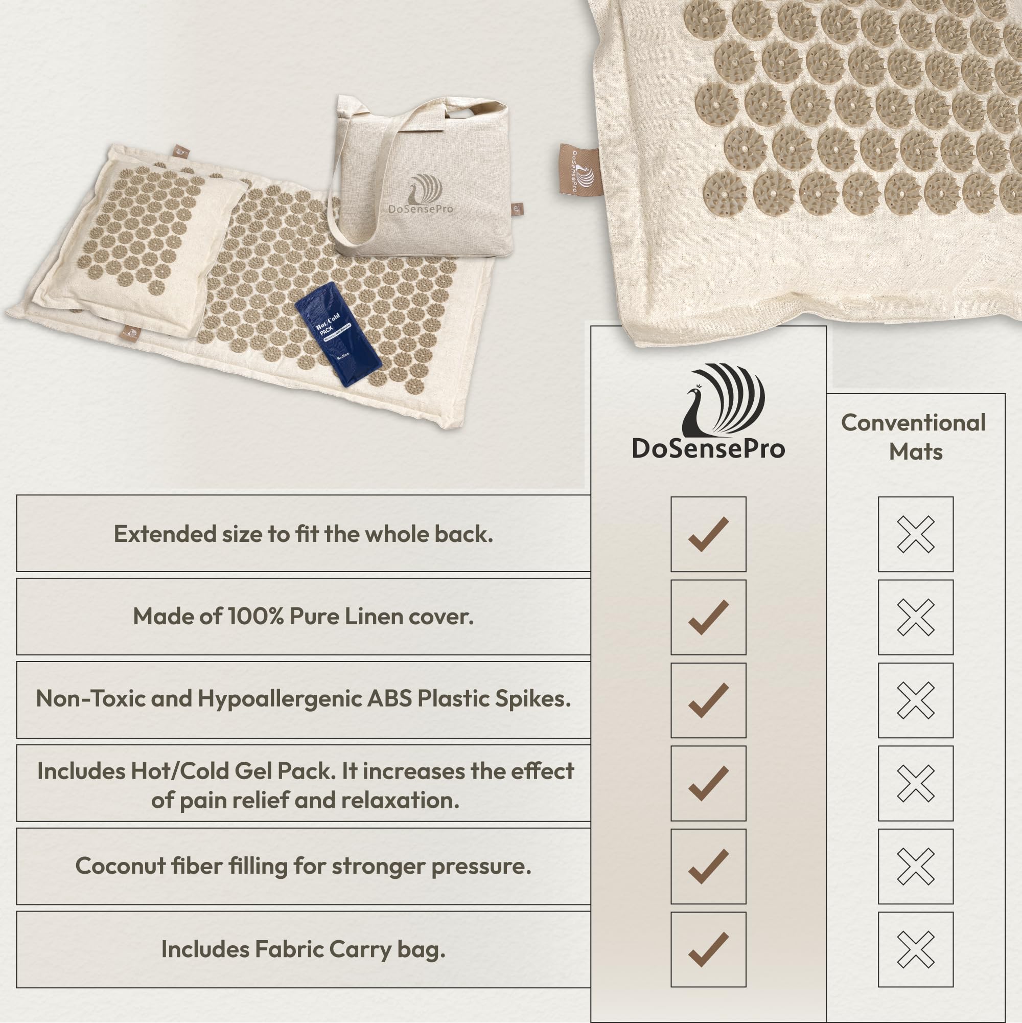 Hot and cold gel pack for targeted pain relief