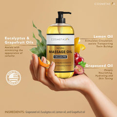 Hot cream massage gel 8oz bottle