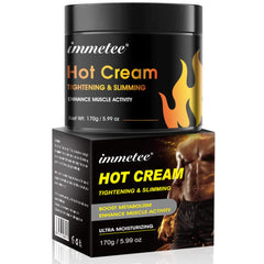Product packaging showing slimming cream