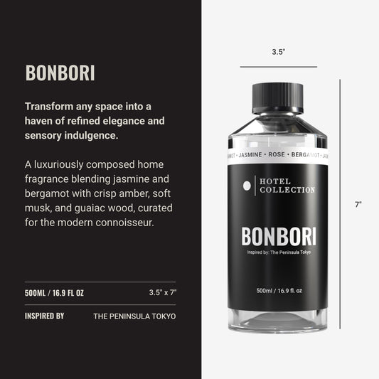 Hotel Collection Bonbori diffuser oil jasmine delivers delicate floral calm for relaxing spaces.