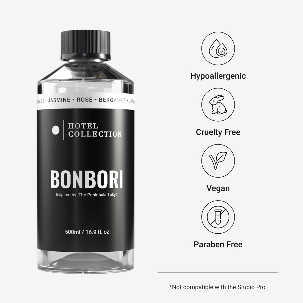 Hotel Collection Bonbori diffuser oil rose adds luxurious warmth to any room.