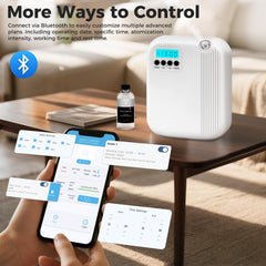 Bluetooth-enabled smart diffuser control panel