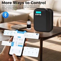 Bluetooth app control interface for aroma diffusion