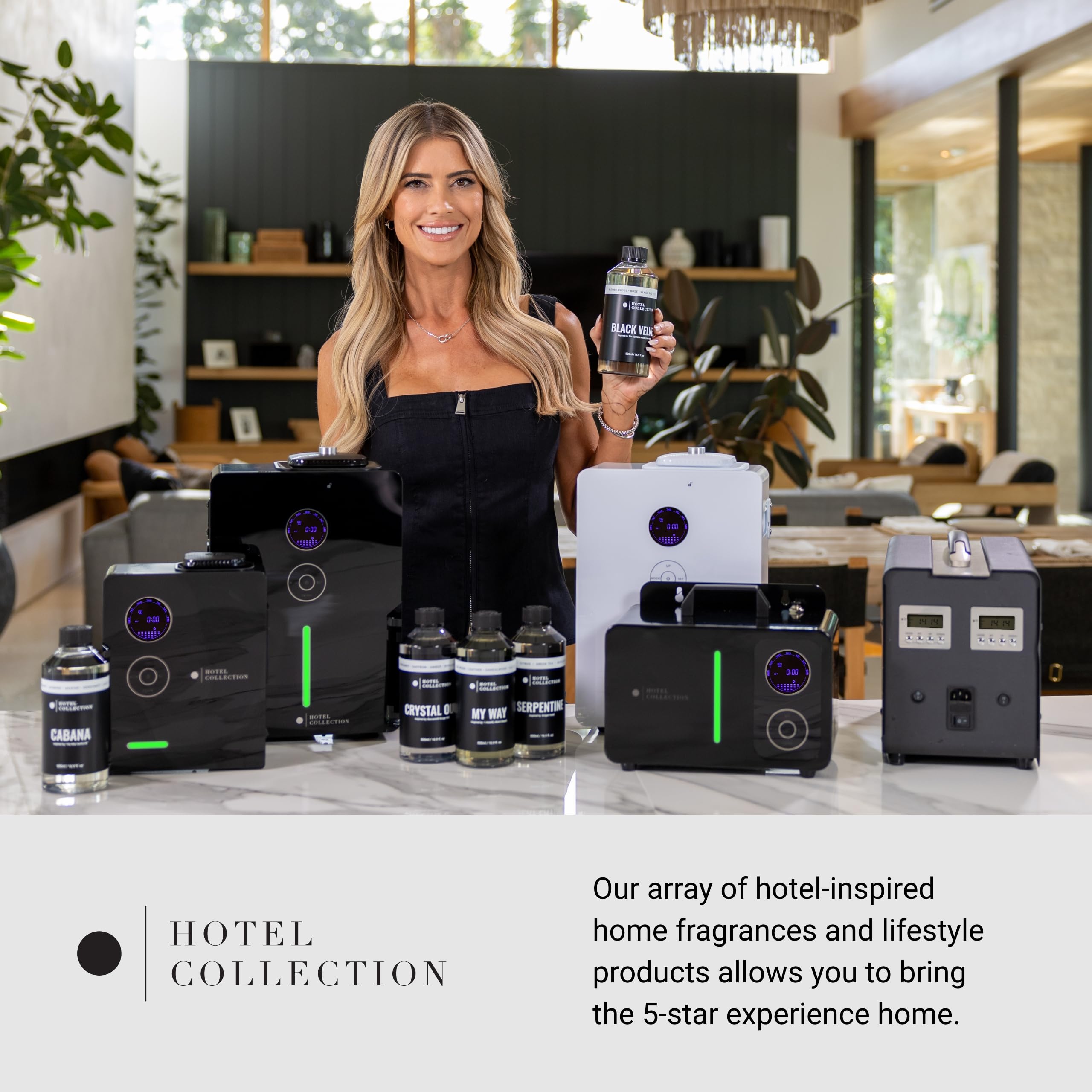 Hotel Collection diffuser oil in room-diffusion scene for hotel-inspired serenity.