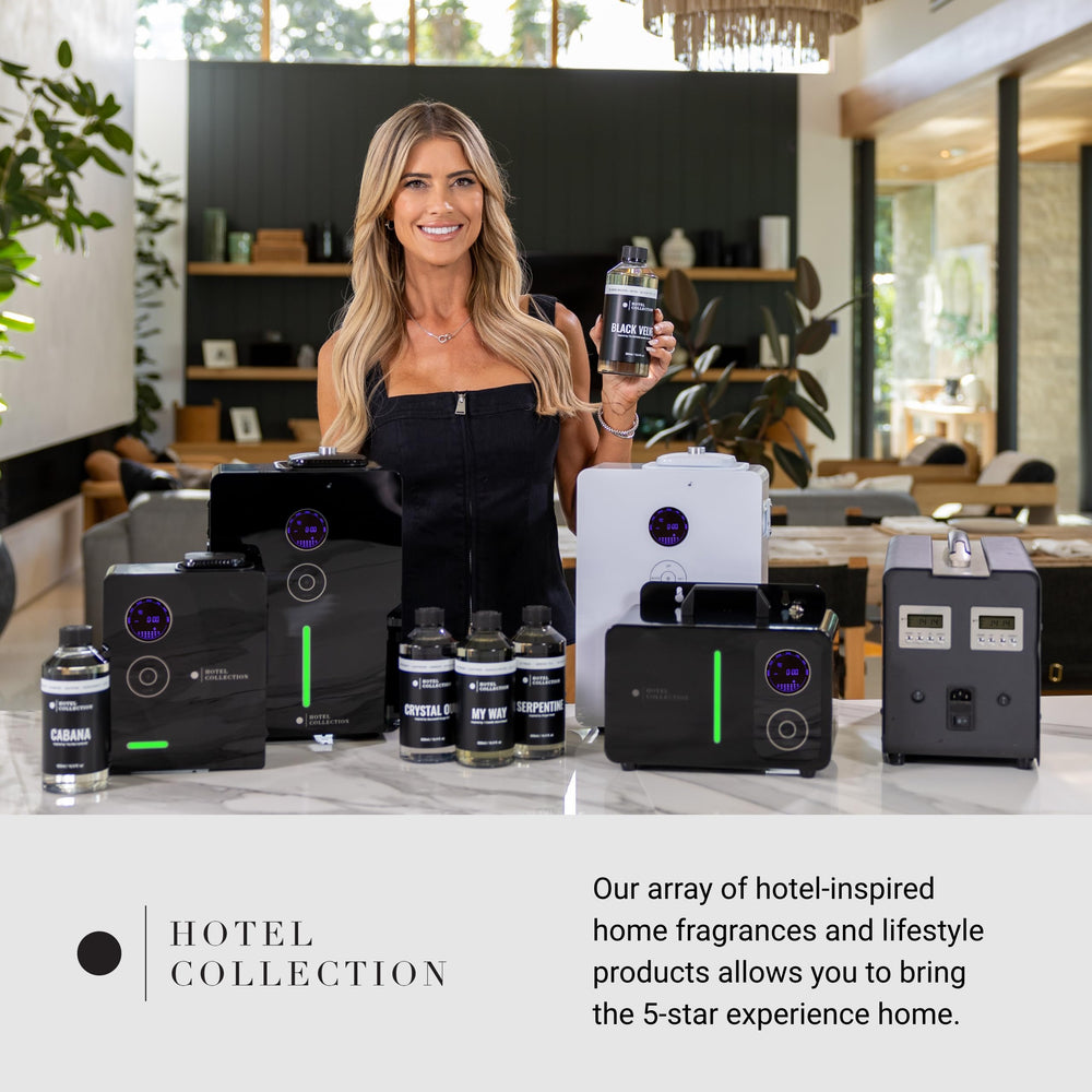 Hotel Collection diffuser oil in room-diffusion scene for hotel-inspired serenity.