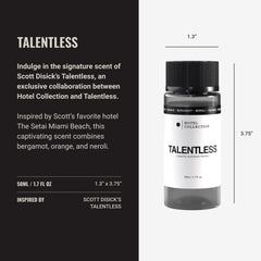 Hotel Collection Diffuser Oil Talentless Juniper Berries bottle creates spa-like ambiance.
