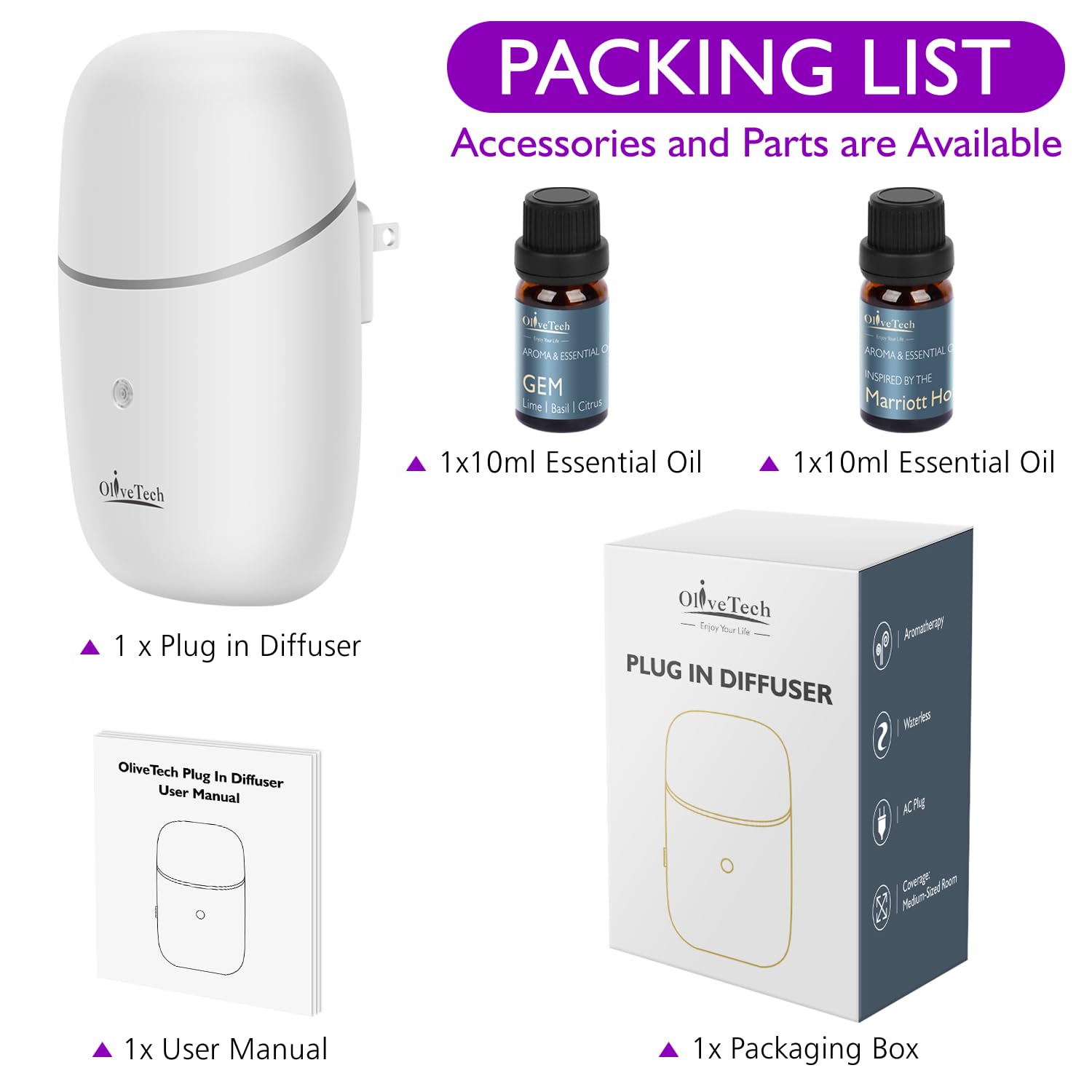 Hotel Collection essential oils with safe ingredients