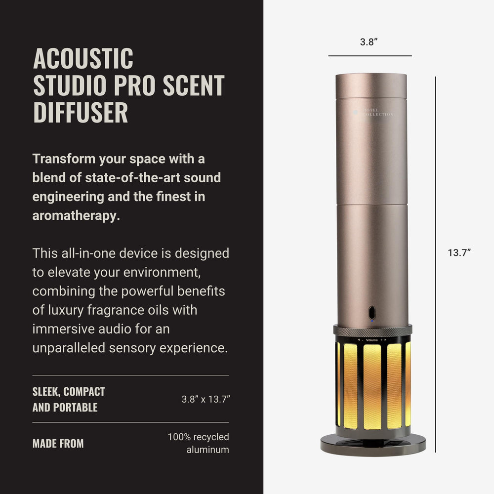Hotel Collection Pro Pod bottle in use with compatible scent diffusion for easy setup