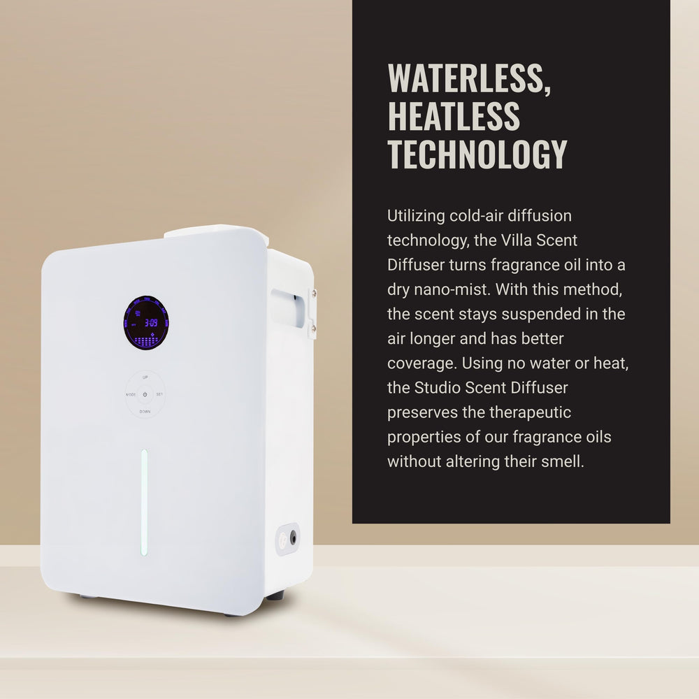 Hotel Collection Villa Scent Diffuser security lock keeps settings secure