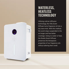Hotel Collection Villa Scent Diffuser security lock keeps settings secure