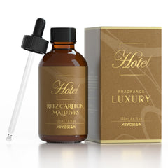 Amber glass bottle with dropper for Hotel Diffuser Oil 4 Oz (120ml) inspired by The Ritz Carton Hotel