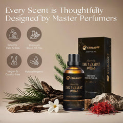 Diffuser oil displayed with a luxury home setup