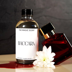 The Magic Scent Baccara Diffuser Oil in a luxury hotel setting