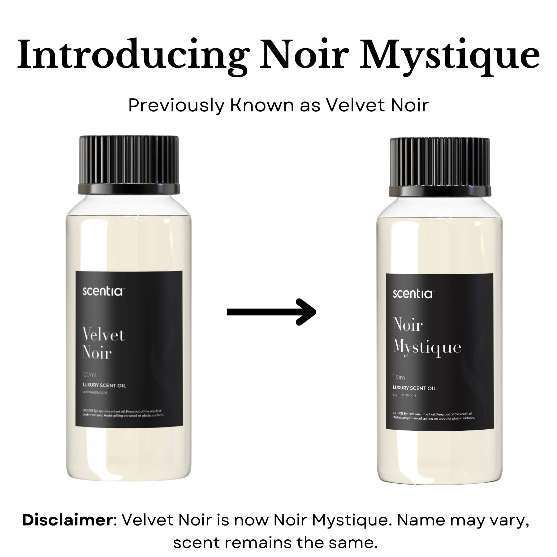 Close-up of Noir Mystique notes: rose, lemon, musk