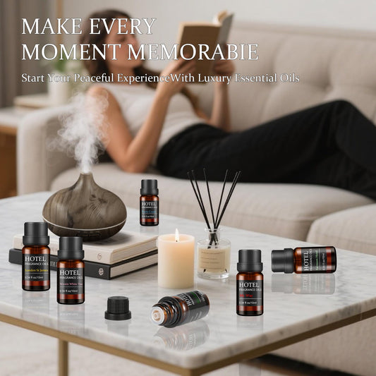 Diffuser oils set inspired by luxury hotels – My Way, Westin White Tea, Ritz-Carlton