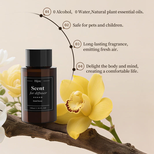 Hotel Essential Oil White Jasmine scent bottle for diffusers