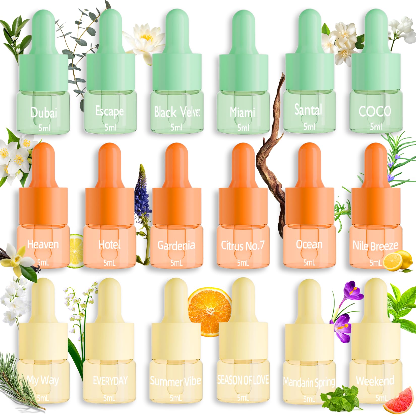Front view of Hotel Fragrance Diffuser Oil Gift Set packaging