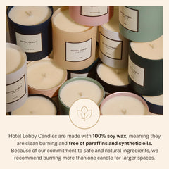 Reusable vessel detail for Hotel Lobby Signature Candle
