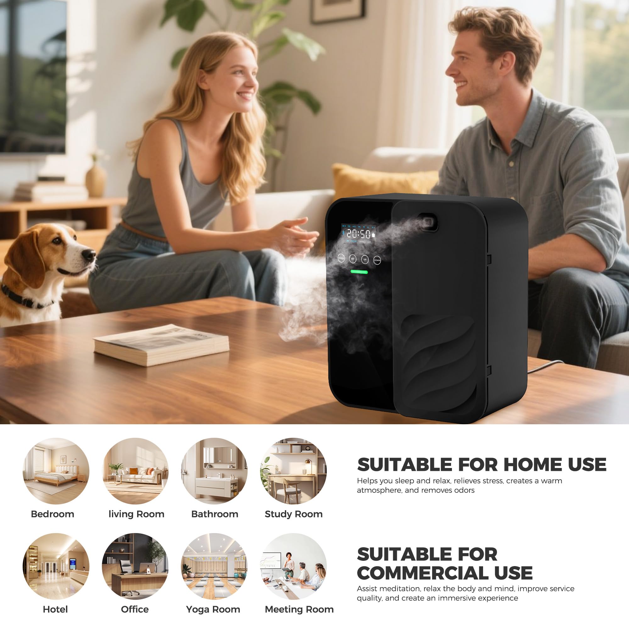 Waterless, no-heating diffusion technology