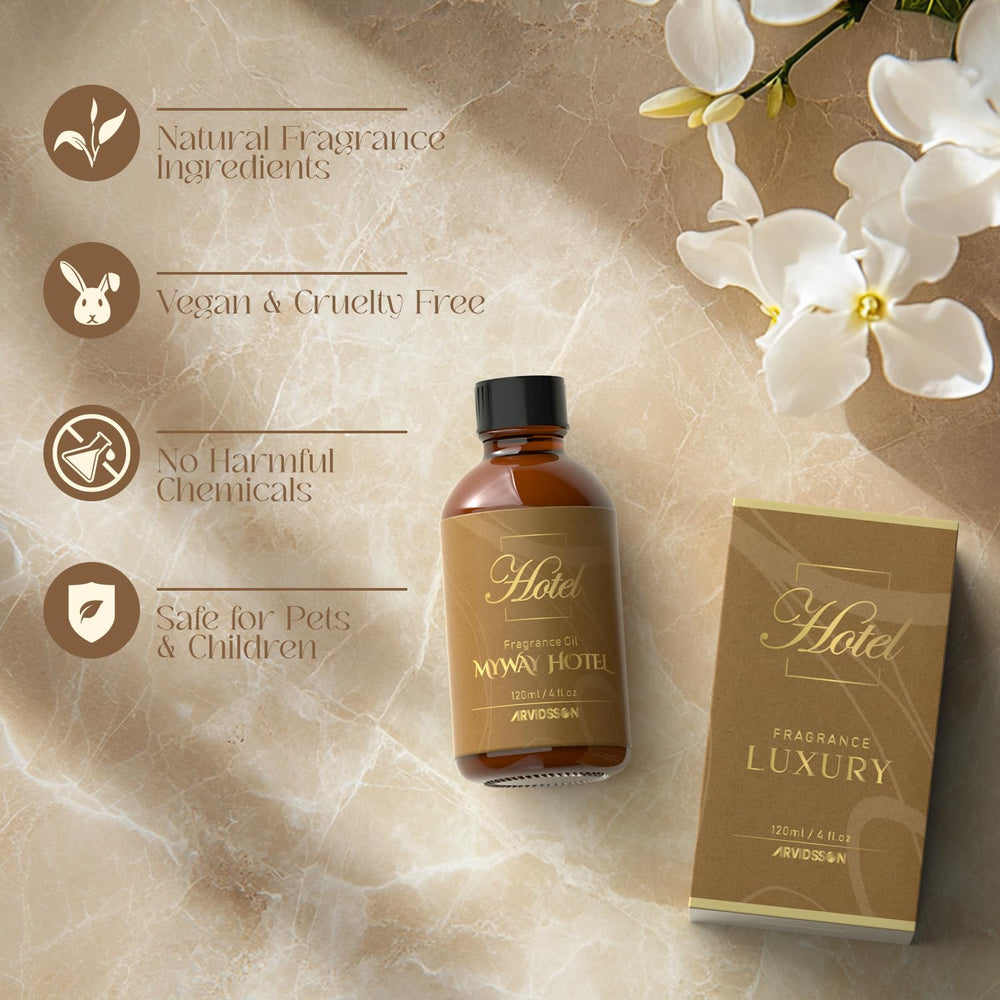 Hotel scent diffuser oil packaging
