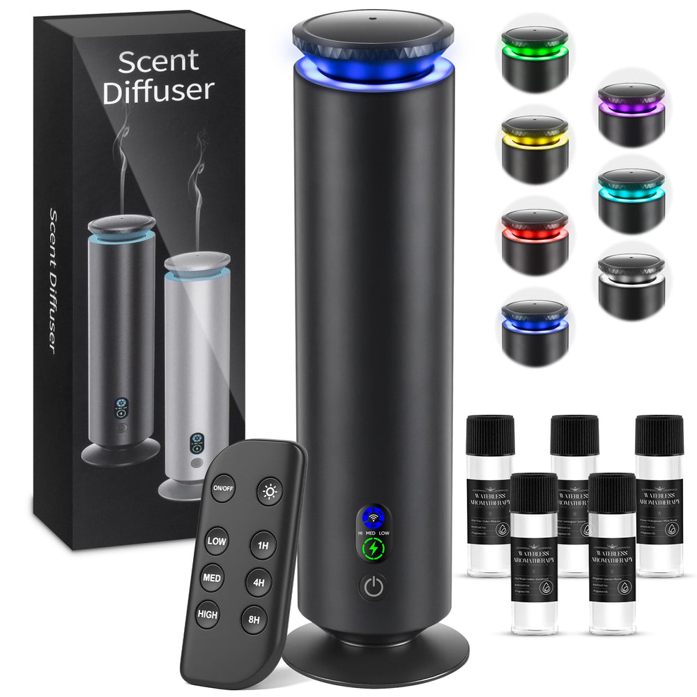 Hotel Scent Diffuser Starter Kit with black finish