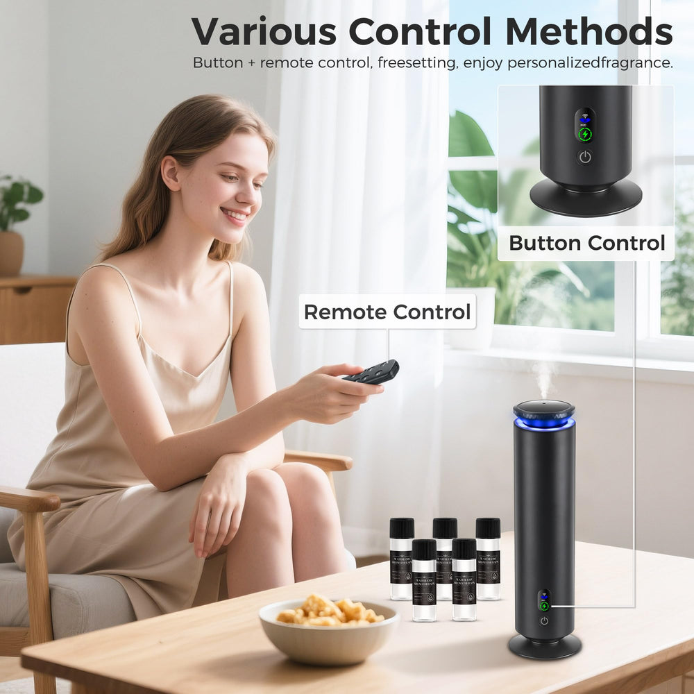Remote control and on-device power button