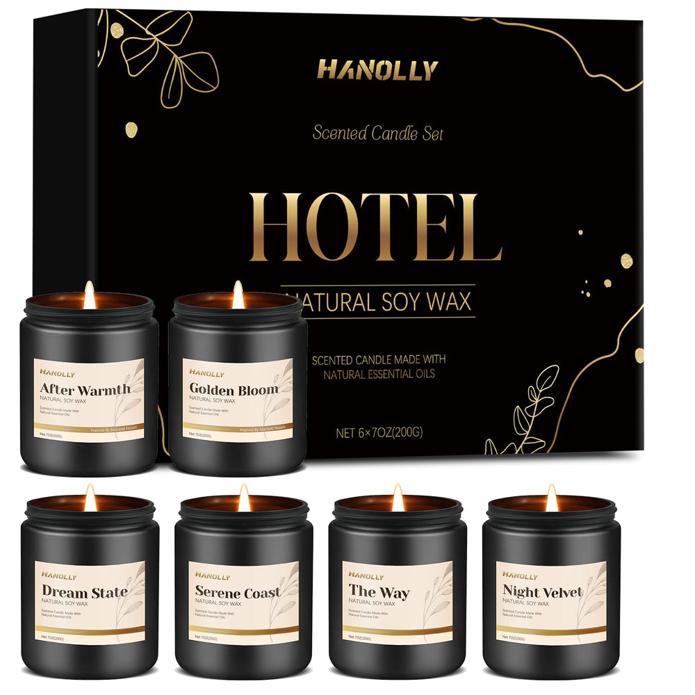 Hotel Scented Candles Set 6-pack - front view