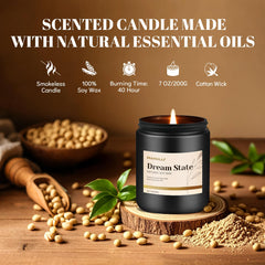 Gift-ready black box with Hotel Scented Candles Set