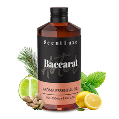 Front view of Hotel Scents Baccarat Diffuser Oil bottle (8.45 oz / 250 ml)