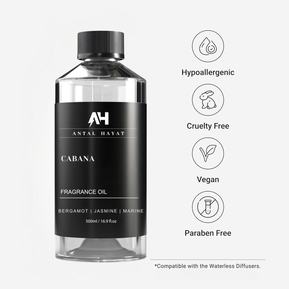 Cabana diffuser oil 500ml in diffuser setup