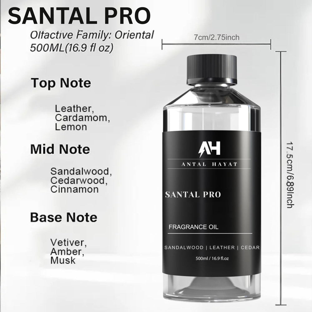 Bottle of Hotel Scents Santal Diffuser Oil 500mL