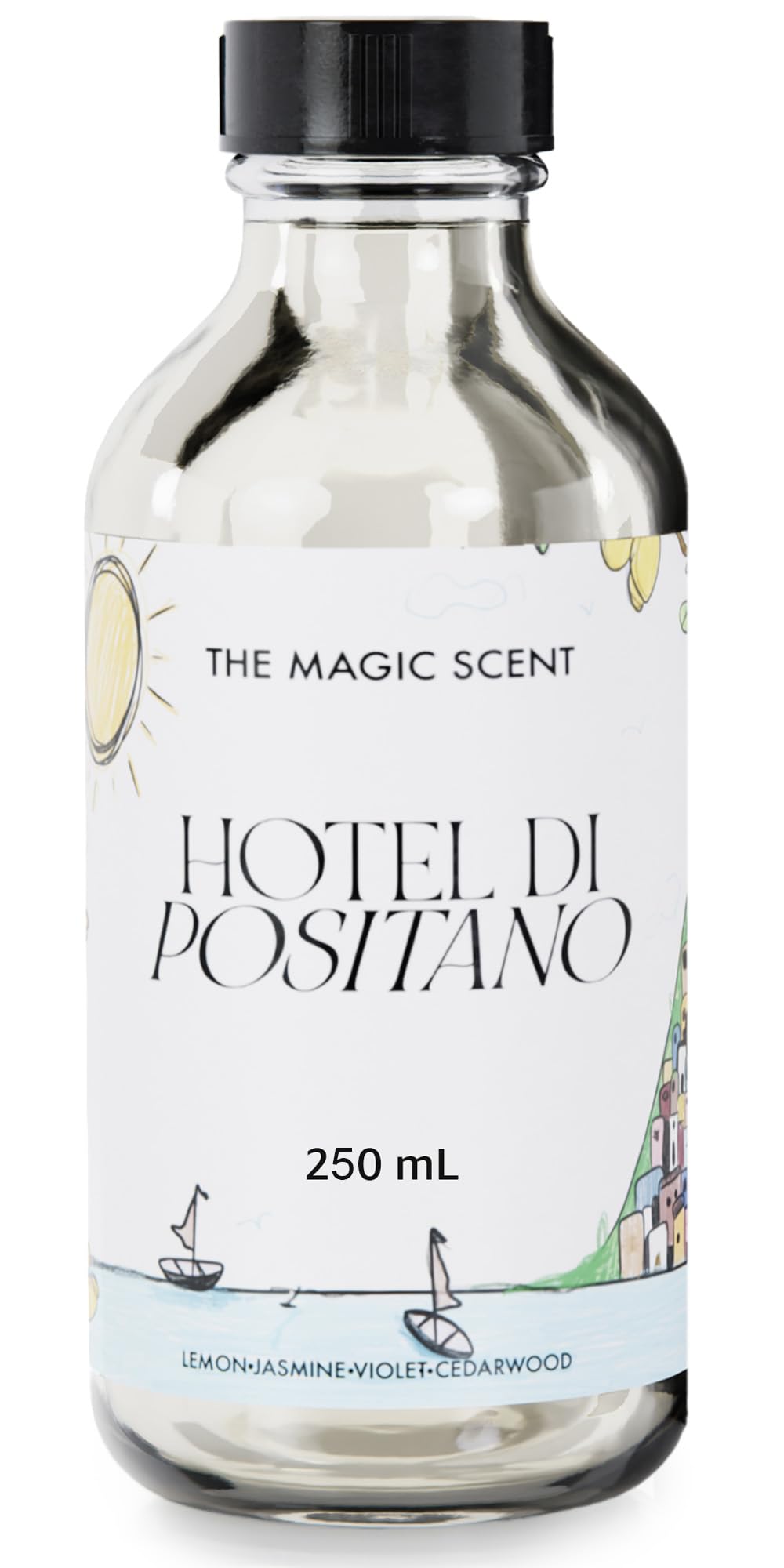 Hotel Di Positano diffuser oil bottle with Amalfi Coast inspired scent