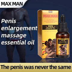 Massage oil being absorbed into the skin