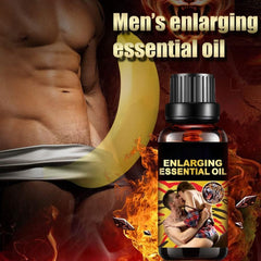 Hotiary enhancement oil bottle with natural ingredients label