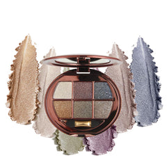 Houksouml 6-color shimmer eyeshadow palette A01 front view for versatile day-to-night looks.