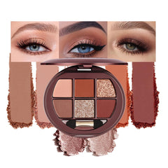 Houksouml 6-color palette close-up with pearlescent and matte finishes for versatile looks.