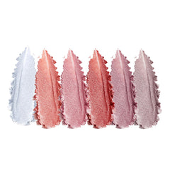 Rich natural pigments deliver buildable color for nude to bold sparkle looks.