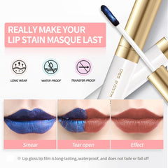 Houksouml Lip Stain Kiss-Proof for confident daytime wear.