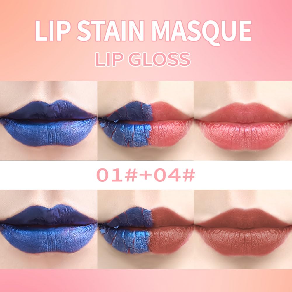 Houksouml Lip Stain transfers resistant tint with minimal smudge.