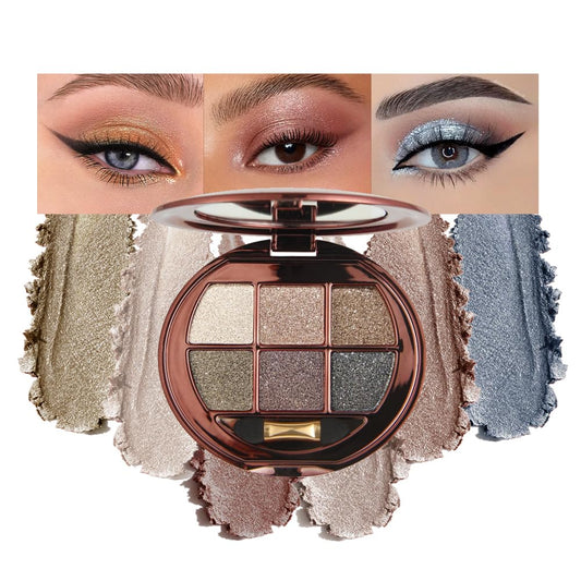 Houksouml neutral nude diamond shades create natural depth and definition.