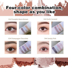 Houksouml Nude Eyeshadow Palette ideal for everyday work looks
