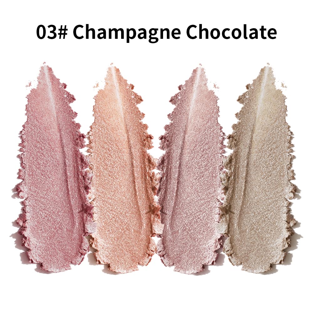 Houksouml Nude Eyeshadow Palette features silky blendable powder for easy application