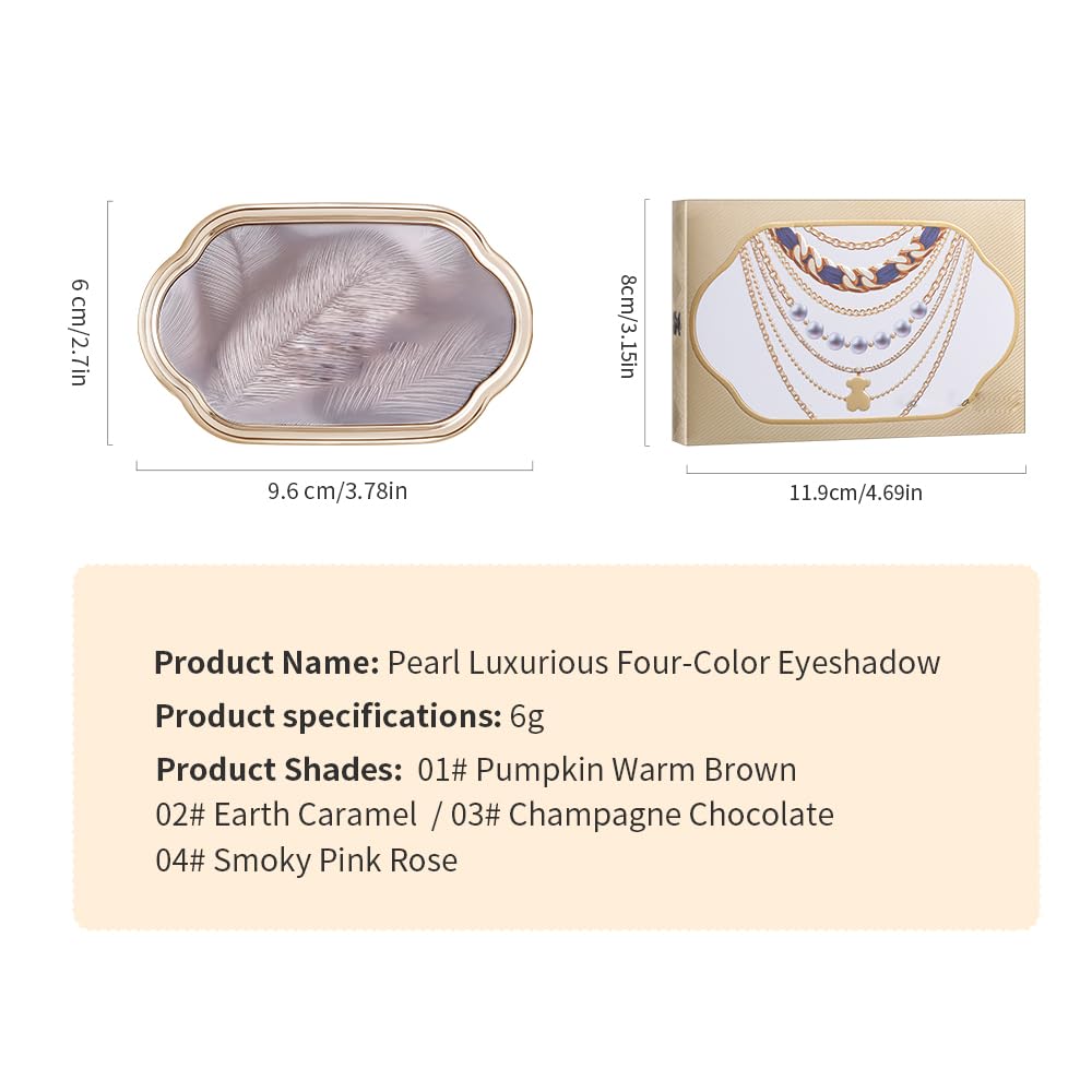 Houksouml Nude Eyeshadow Palette compact and travel-friendly design